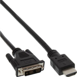 Inline Hdmi-Dvi Cable Hdmi Macho A Dvi Macho 18+1 Negro 5m