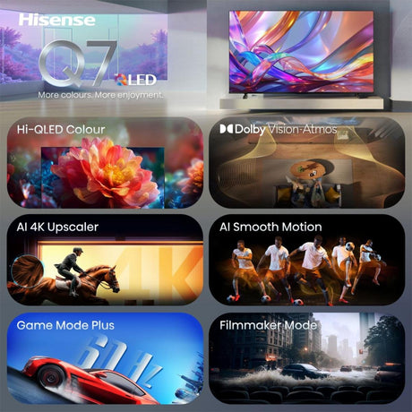EAN 6942351430928 - Hisense 43Q7S 109,2 cm (43") 4K Ultra HD Smart TV Wifi Negro imagen 3