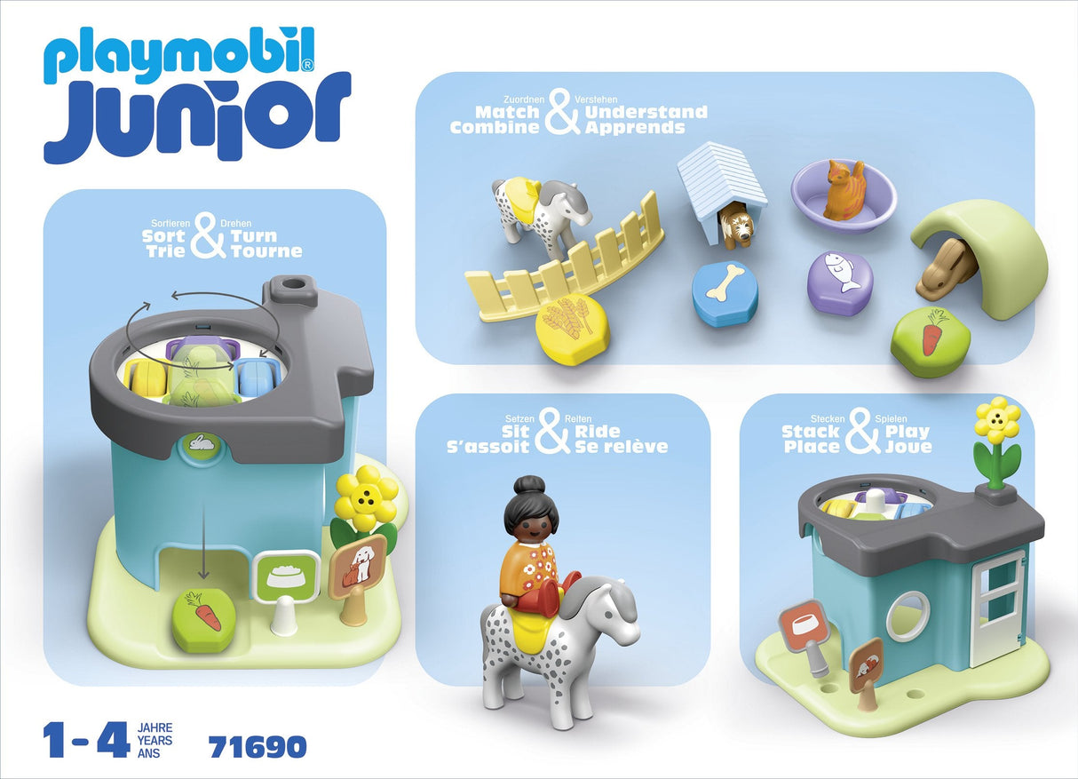 Playmobil Junior Casa De Animales