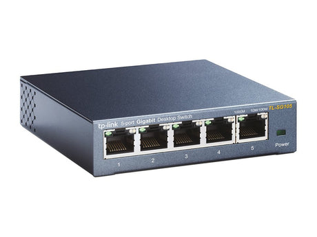 EAN 6935364021146 - TP-Link TL-SG105 No administrado Gigabit Ethernet (10/100/1000) Negro imagen 2