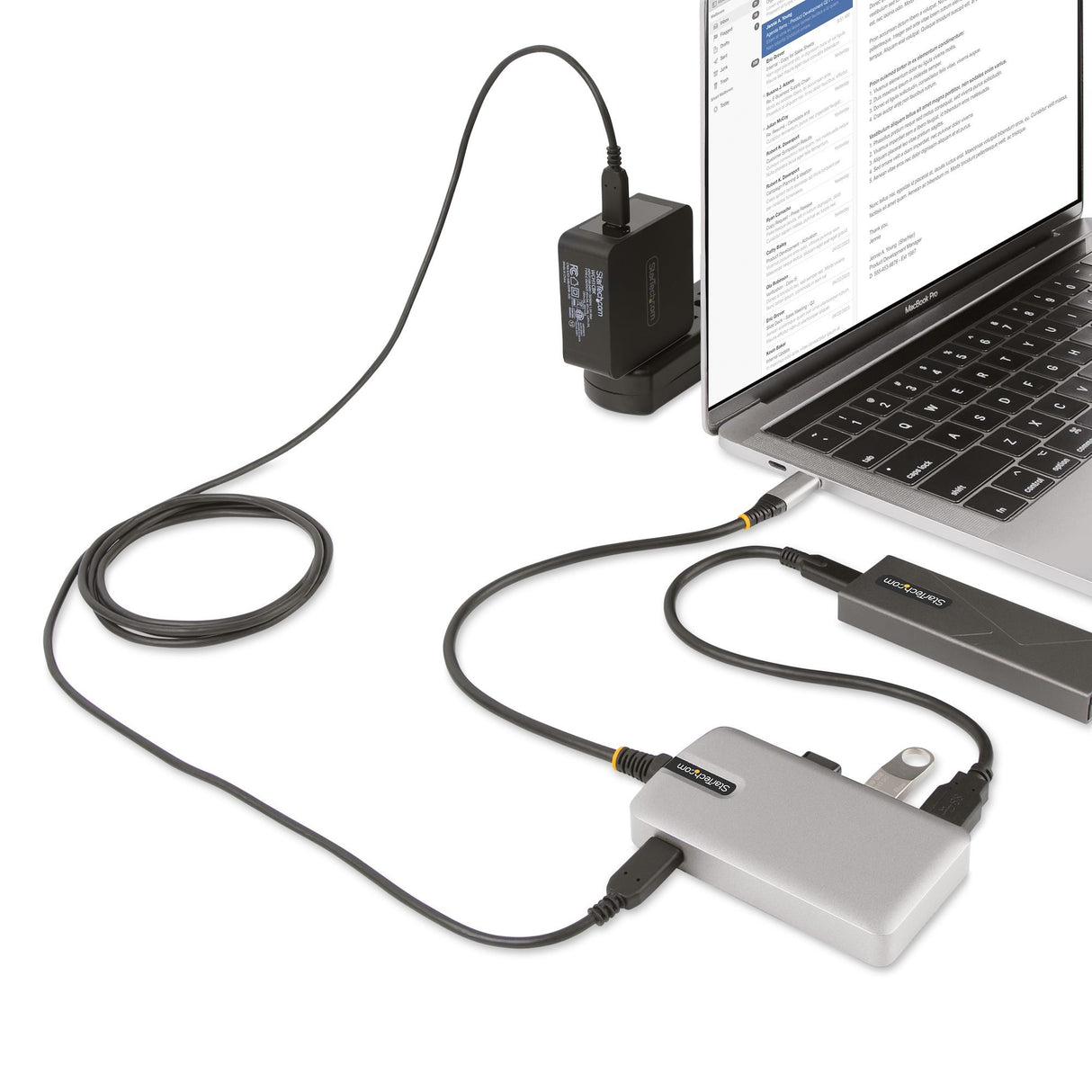 EAN 0065030893022 - StarTech.com HB31C3A1CDPPD3 hub de interfaz USB 3.2 Gen 2 (3.1 Gen 2) Type-C 10000 Mbit/s Plata imagen 9