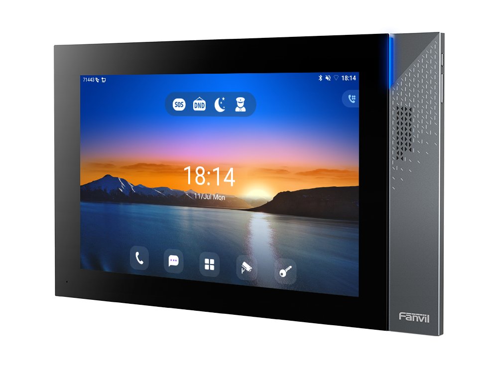EAN 6937295603439 - Fanvil i57A sistema de intercomunicación de video 25,6 cm (10.1") Acero inoxidable, Negro imagen 1