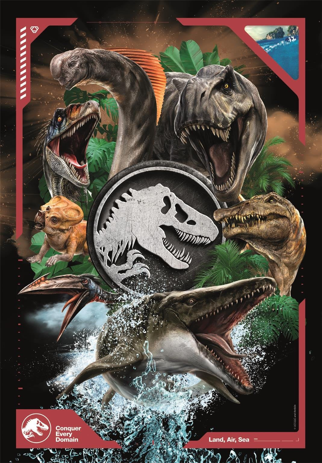 Puzzle Super Jurassic World 180pzs