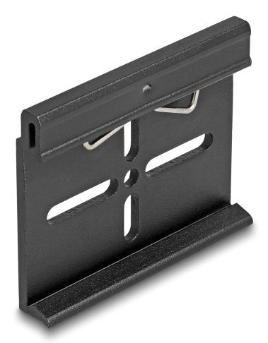 Delock Aluminio Montageclip Para Hutschiene 60,0 X 47,8 Mm Negro