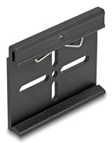 Delock Aluminio Montageclip Para Hutschiene 60,0 X 47,8 Mm Negro