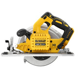 Sierra Circular Inalámbrica Dewalt Dcs570n-Xj, 18 V, Sin Batería Ni Cargador, Amarilla, Negra