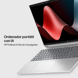 Hp Probook 4 G2a Notebook Ai Diseño De Bisagra En 177 Grados Amd Ryzen 7 250 / Hasta 5.1 Ghz Win 11 Pro Radeon 780m 32 Gb Ram 512 Gb Ssd Nvme 16" Ips 1920 X 1200 Gigabit Ethernet Wi-Fi 7 Bluetooth 6.0 Pike Silver (Plateado) Kbd: E