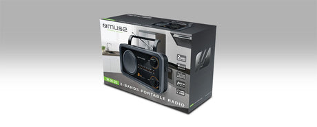 EAN 3700460206437 - Muse M-06DS radio Portátil Analógica Negro, Gris imagen 4