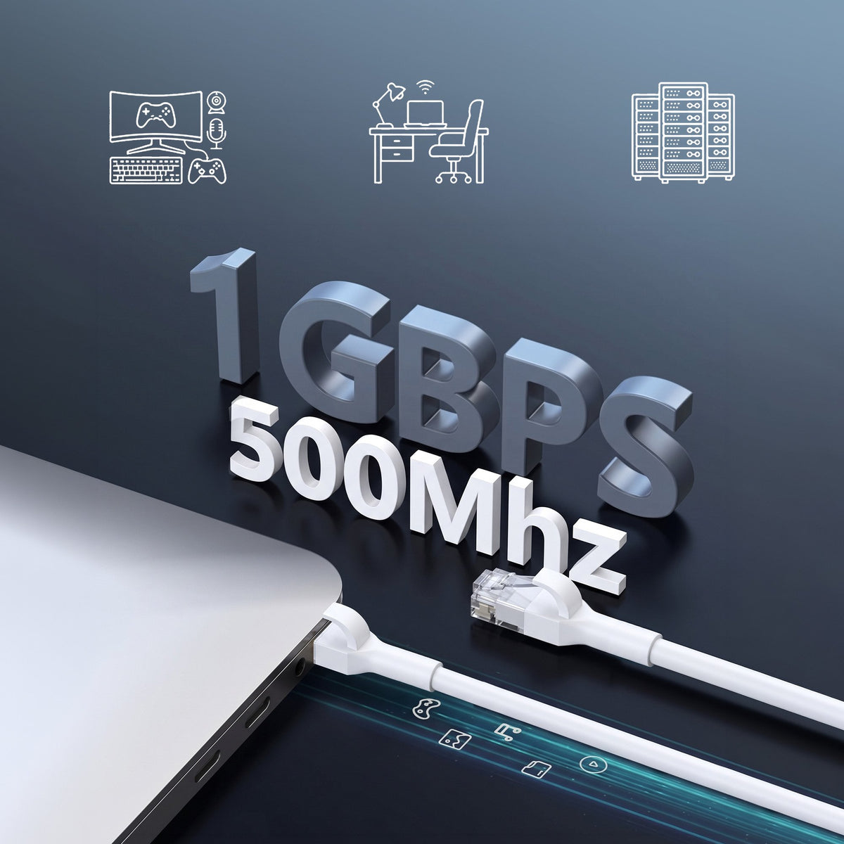 EAN 5906168639012 - Extralink Kat.6A U/FTP 10m 1Gbps Biały | Patchcord LAN | Miedź Kabel sieciowy skrętka, łamana końcówka (E imagen 12