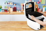 Freidora Tefal Super Uno Fr3140,  Blanco/Negro, Con Temporizador Fr3140