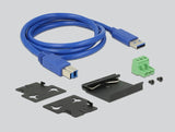Delock Externer Industrie Hub 10 X Usb 3.0 Typ-A Mit 20 Kv Esd Schutz
