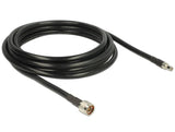 Delock Cable De Antena De Macho N  Macho Rp-Sma Cfd400 Llc400 5 M De Baja Pérdida