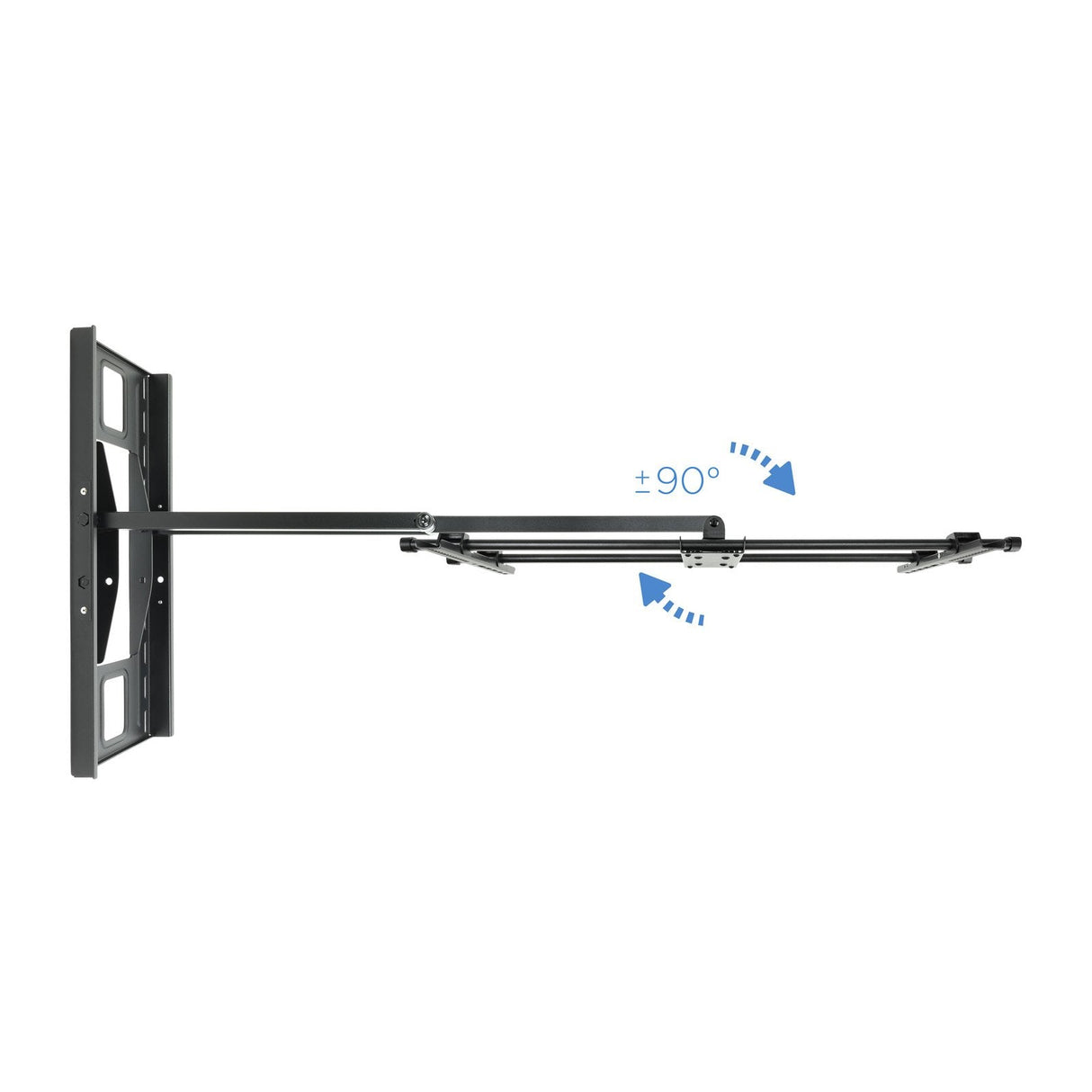 Tooq Soporte De Pared Con Brazo Articulado Para Tv De 43"-80" - Gran Angular - Giratorio E Inclinable - Peso Max 50kg -