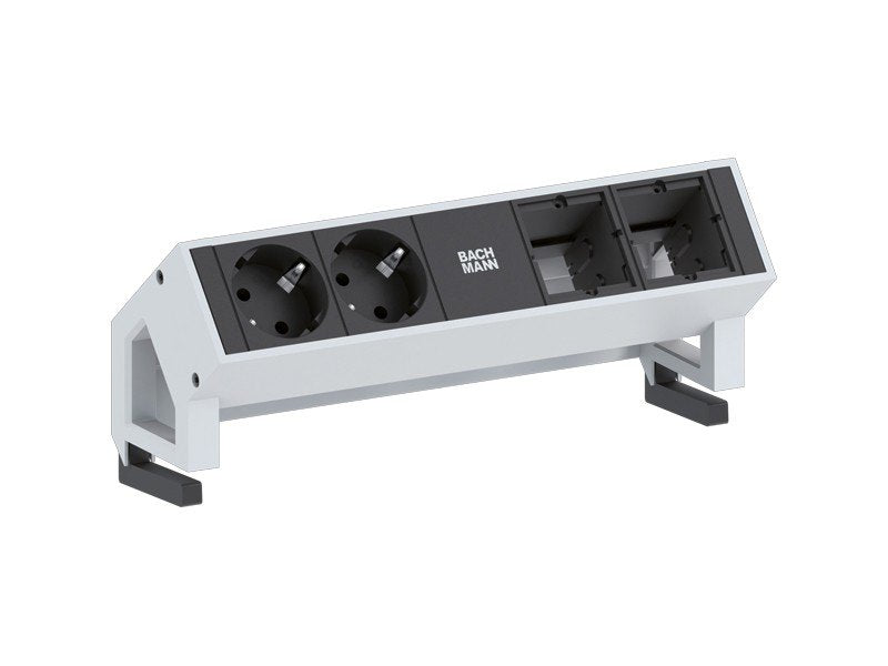 EAN 4016514043514 - Bachmann DESK2 base múltiple 2 salidas AC Interior Acero inoxidable imagen 1
