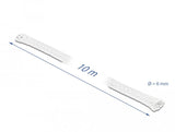 Geflechtschlauch Dehnbar 10 M X 6 Mm Weiss