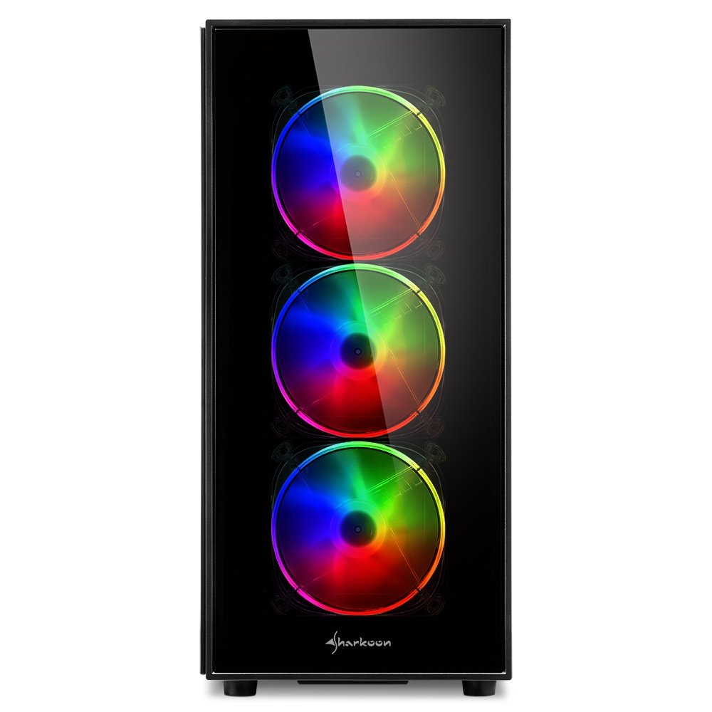 Caja Pc Sharkoon Tg5 Pro Atx 2xusb3.0 2xusb2.0 Sin Fuente Rgb