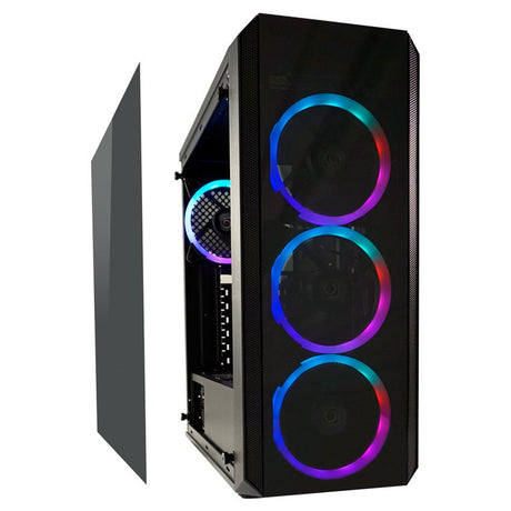 EAN 4260070127656 - LC-Power Gaming 703B - Quad-Luxx Midi Tower Negro imagen 3
