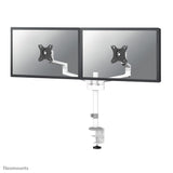 Neomounts By Newstar Soporte De Escritorio 17"-27" 2 Monitores 3gelenk Blanco Max.8kg