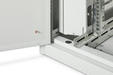 Armario De Red De 42ua Unique, 2053x800x800 Mm Puerta Frontal De Acero De Dos Hojas, Gris