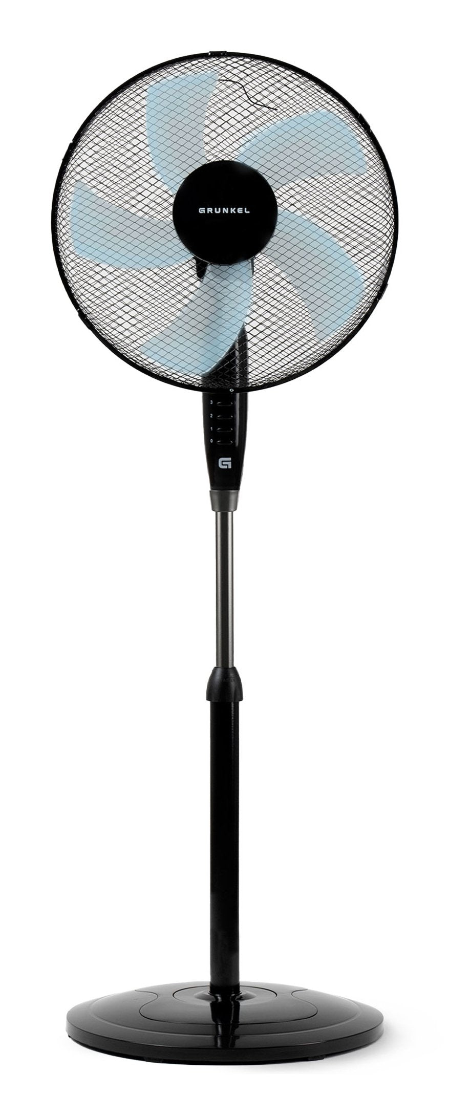 Ventilador De Pie Grunkel Fan-165r Ng 50w 5 Aspas 40cm 3 Velocidades
