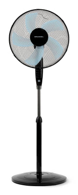 Ventilador De Pie Grunkel Fan-165r Ng 50w 5 Aspas 40cm 3 Velocidades