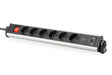 EAN 4016032487012 - Digitus DA-70624 base múltiple 1,5 m 6 salidas AC Interior Negro, Plata imagen 1