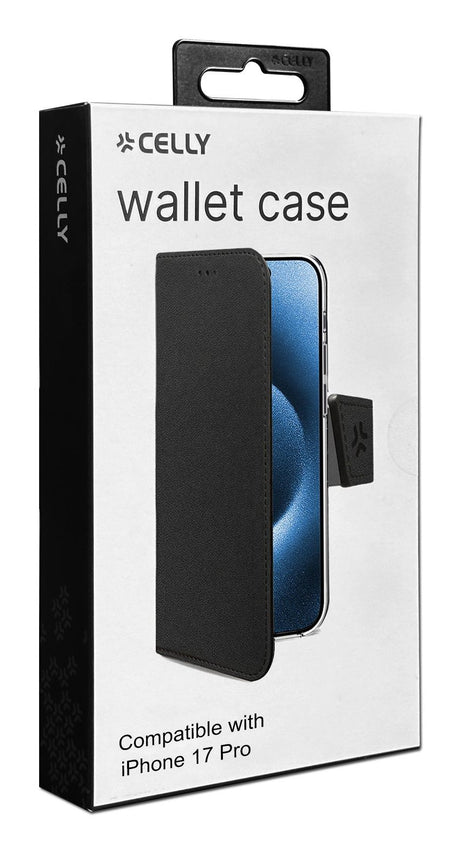 EAN 8021735223160 - Celly WALLY funda para teléfono móvil 16 cm (6.3") Funda cartera Negro imagen 6
