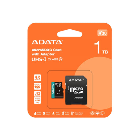 EAN 4711085945273 - ADATA AUSDX1TUI3V30SA2-RA1 memoria flash 1 TB MicroSDXC UHS-I Clase 10 imagen 1