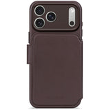 Decoded Leather Detachable Wallet Ip 17 Pro Chocolate Brown