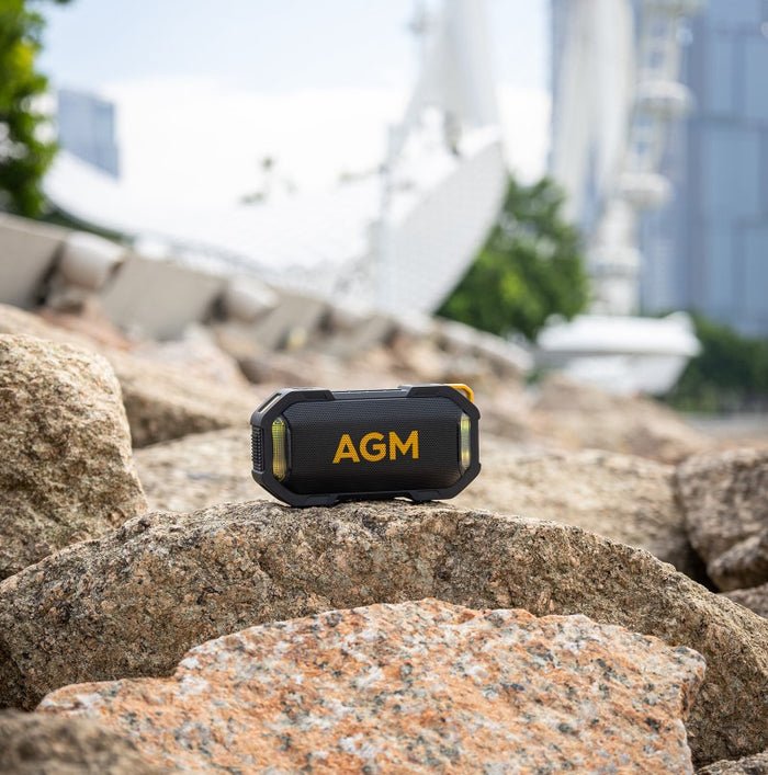 Altavoz Bluetooth Agm Mag Rock Magnético Negro