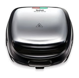 Sandwichera Tefal Sw341d12, 700 W Negro, Acero Inoxidable