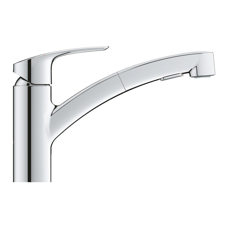 Grifo De Cocina Monocomando Extraíble Grohe Eurosmart 1/2