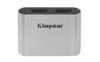 EAN 0740617307757 - Kingston Technology Workflow microSD Reader Negro, Plata imagen 1