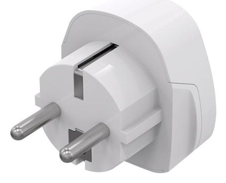 EAN 8021735218043 - Celly TRAVELADAPTER adaptador de enchufe eléctrico Tipo F Universal Blanco imagen 2