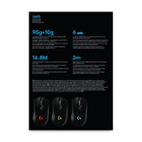 Logitech Ratón G403 Hero Gaming 16000dpi