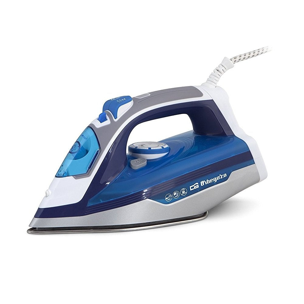 EAN 8436044535130 - Orbegozo SV 2670 Plancha vapor-seco Suela de cerámica 2600 W Azul, Gris imagen 1