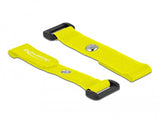 Delock 19540 Presilla Bridas Adherentes Para Cables Amarillo 5 Pieza(S)