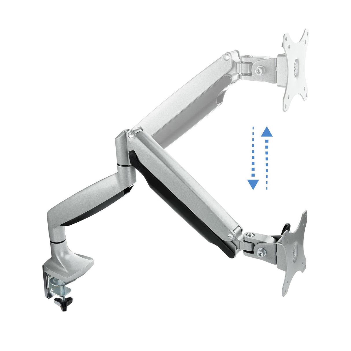 Tooq Soporte De Mesa Con Brazo Articulado Para Monitor De 13"-32" - Giratorio E Inclinable - Piston De Gas - Peso Max