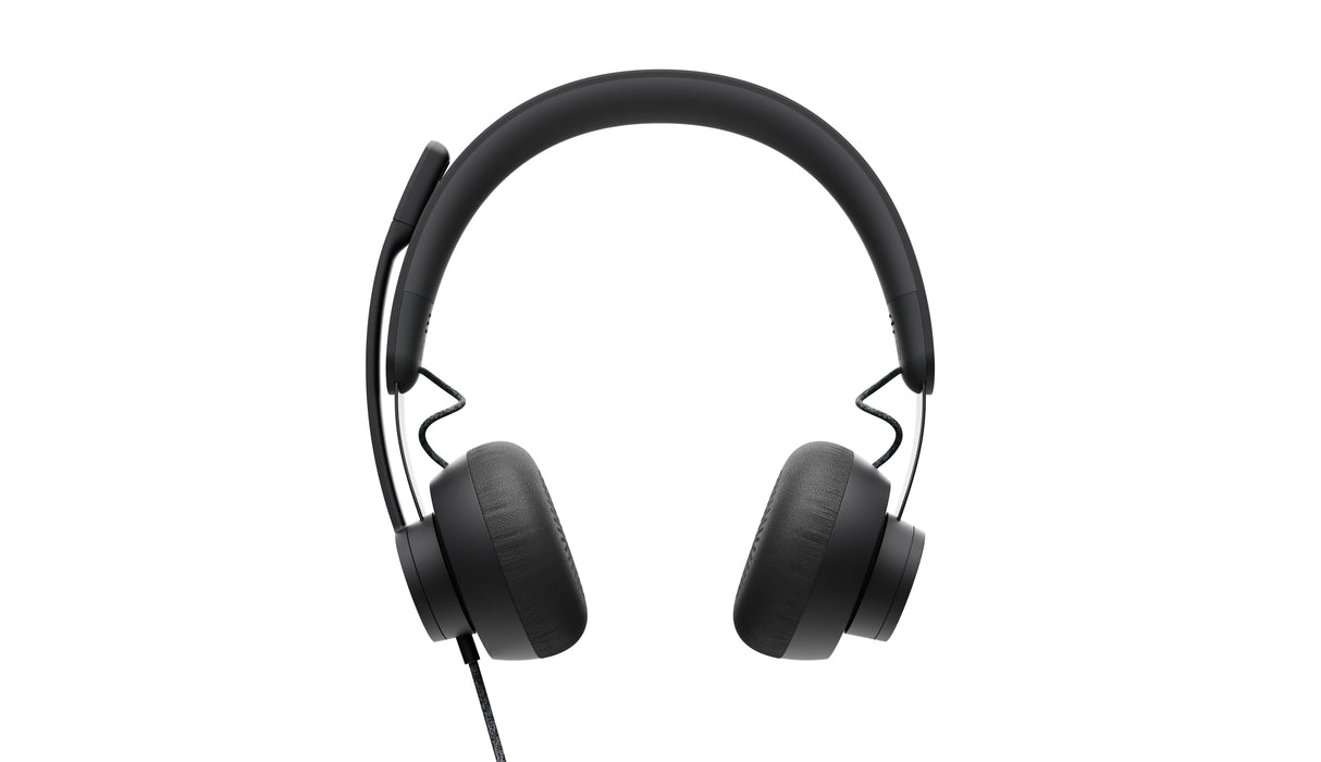 Auriculares Logitech Zone Wired Ms Teams Con Micrófono Usb Negros