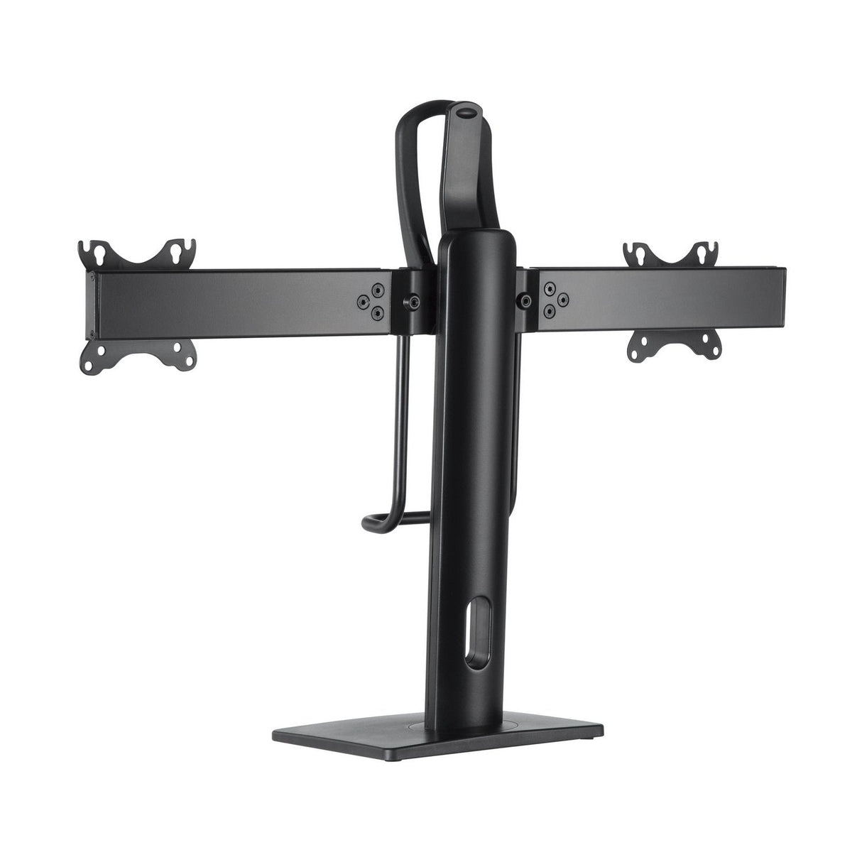 Aisens Soporte De Mesa Pro Contrapeso Giratorio E Inclinable Para 2 Monitores (17"-27") - Negro