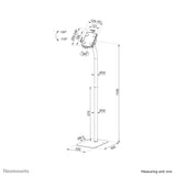 Neomounts By Newstar Soporte De Suelo Para Tablet 100x100 Mm 1kg 7.9-11''  Negro