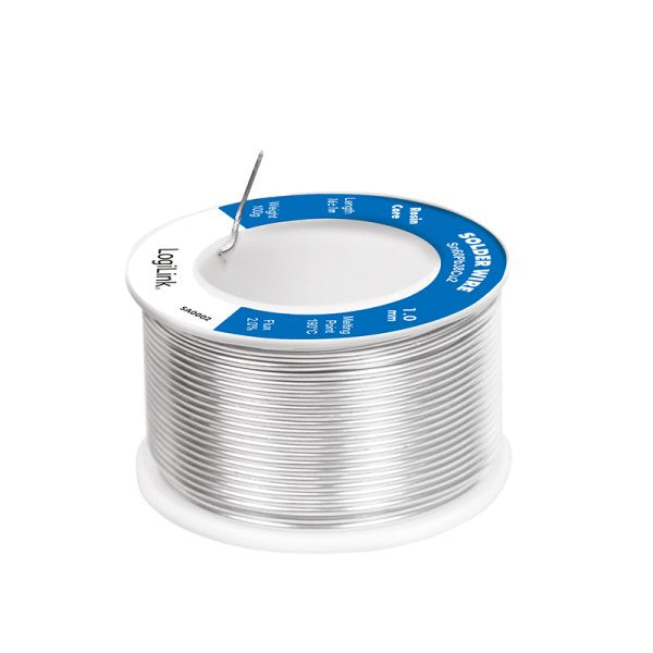 Carrete De Estaño 1mm  100gr 2% Cobre Logilink