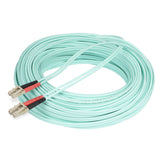 Startech.Com 450fblclc20 Cable De Fibra Optica 20 M Lc Om4 Color Aguamarina
