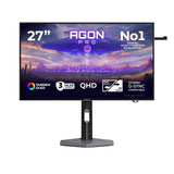 Monitor  Aoc Agon Pro Agp277qkdc Oled 27" (26.5" Visible) 2560 X 1440 Qhd @ 540 Hz Tandem Oled 1500000:1 Displayhdr 500 True Black 0.03 Ms 2xhdmi Displayport Usb-C Altavoces Gris Oscuro