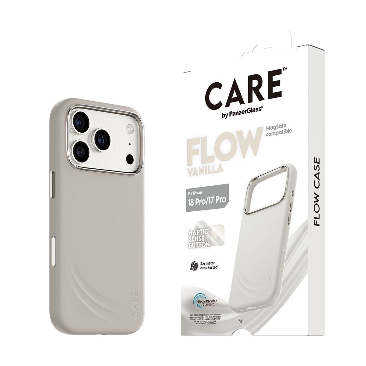 Care By Panzerglass Flow Case Vanilla M. Magsafe Iphone 17 Pro
