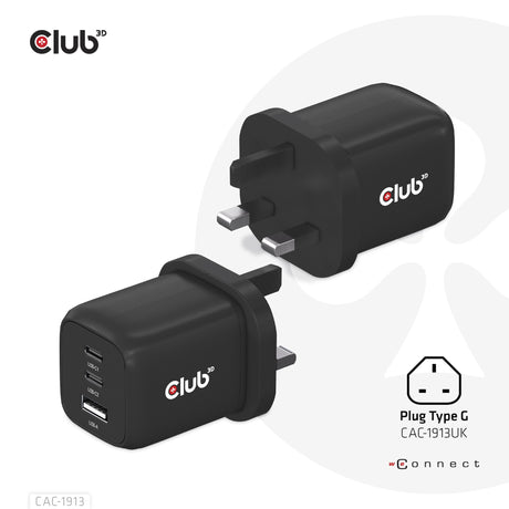 EAN 8719214472658 - CLUB3D CAC-1913 cargador de dispositivo móvil Teléfono móvil, Portátil, Smartphone, Universal Negro Corri imagen 3