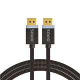 EAN 5901986047476 - Savio DisplayPort cable 2 m Black CL-166 Negro imagen 1
