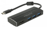 Delock Adaptador Usb Tipo C 3.0 X Usb Tipo-A Hdmi