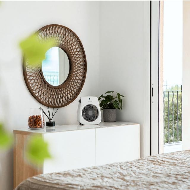 Calefactor  Cecotec 08259  Eléctrico Interior Blanco 2000 W Ventilador Eléctrico
