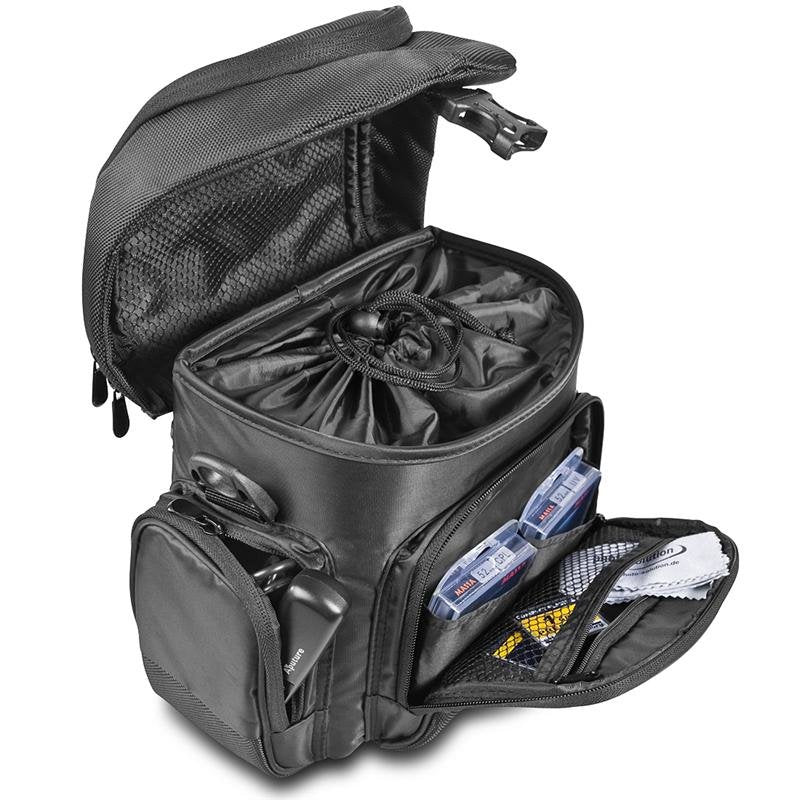 Bolsa Mantona 17936  Para Cámara Fotográfica Cubierta De Hombro Negro